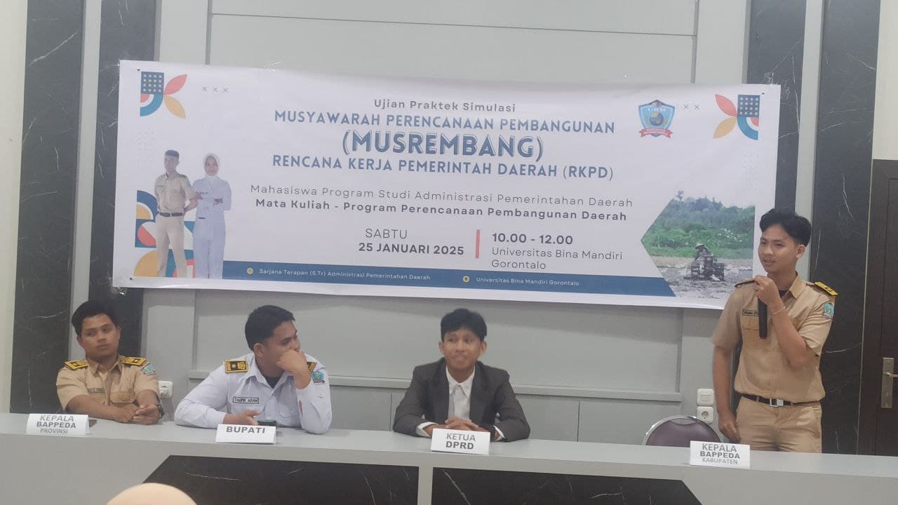 Simulasi Musyawarah Perencanaan Pembangunan Daerah