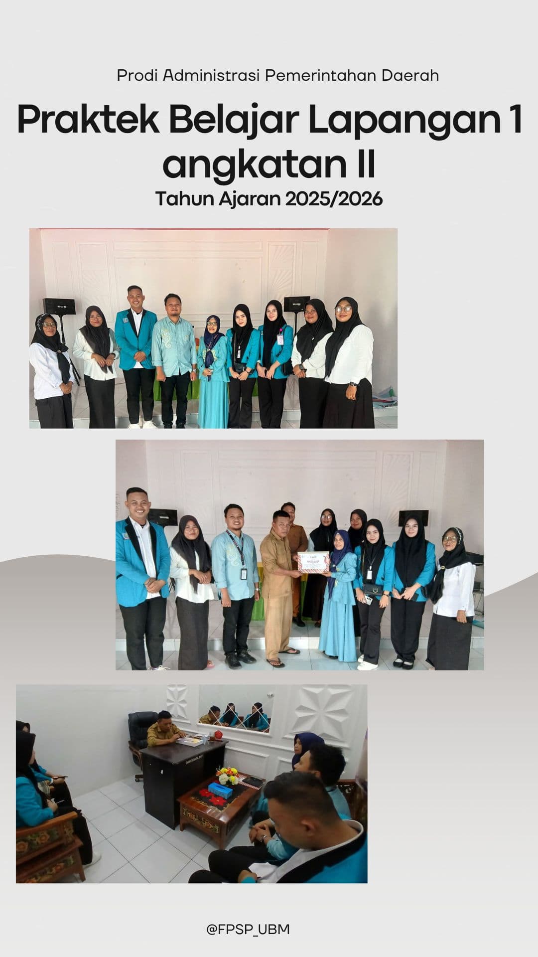 Praktek Belajar Lapangan 1 angkatan II